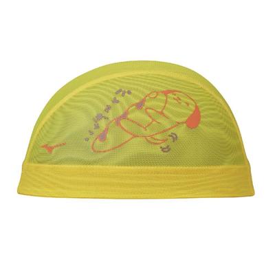 Mizuno Bade-Netz 2024 Größe Größe 44 Mütze, Mütze, Herbst/Winter Modell, Unisex, N2JWB503, M, Gelb,