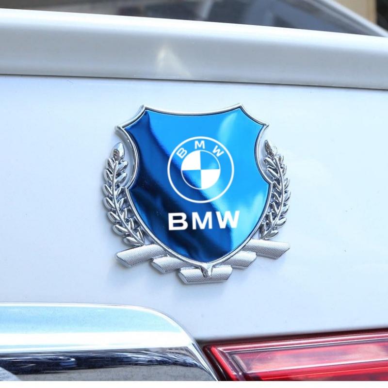 

2025 Hot Emblem Auto Decor Decals Car Trunk Window Side Stickers For BMW E60 F10 E46 F30 E90 G11 G12 G30 G38 F20 X5 E70 E39 E36 синий