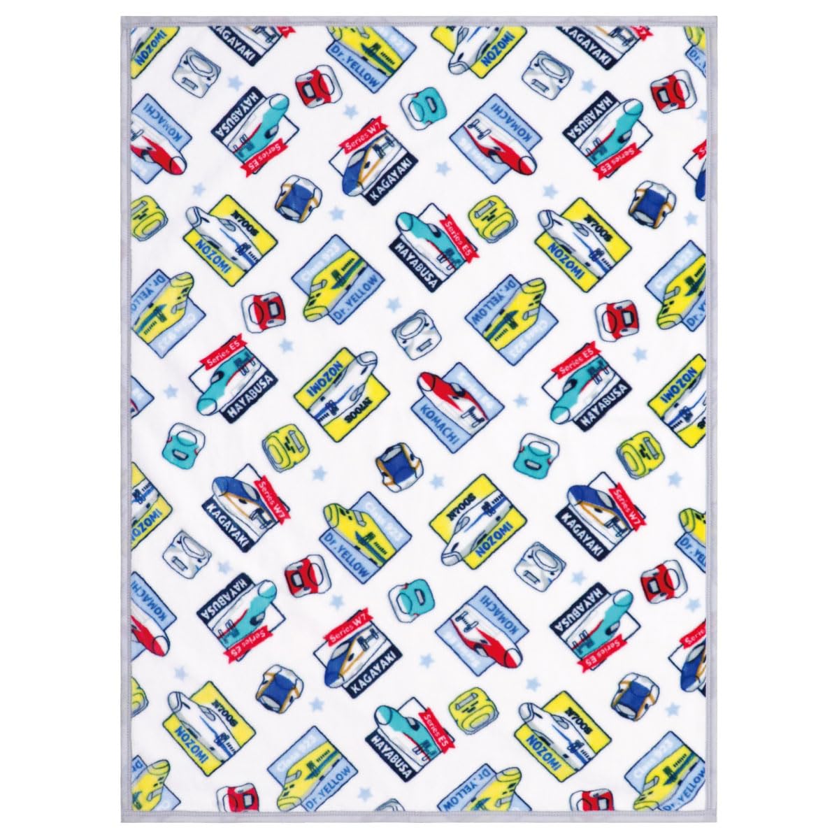 

un doudou Fluffy Baby Blanket, 85x115cm, JR Shinkansen New Meyer, Warm Material, JR8301-B