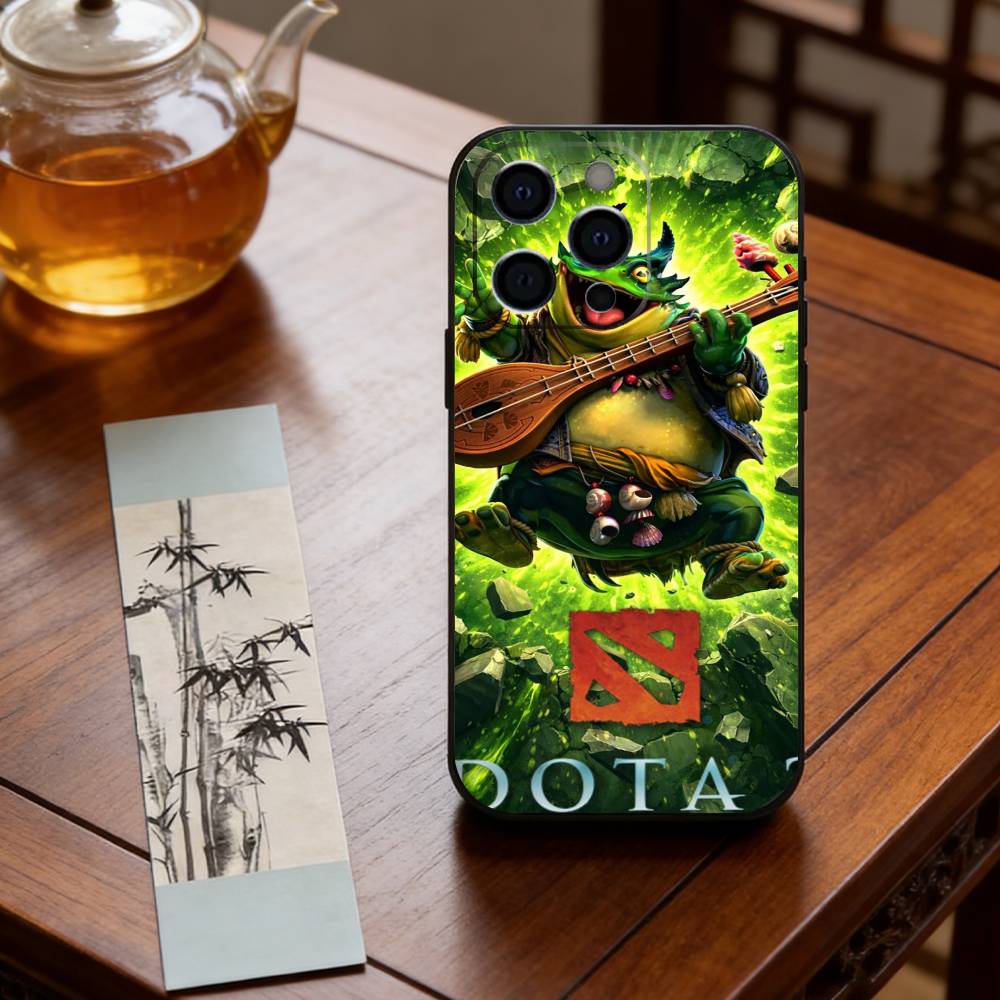 Dota 2  Phone Case For iPhone 17, 16,15,14,13,12,11 Plus,Pro Max, Others Soft Black Cover