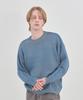 GRAPH PLATFORM Garments Dyed Knit Blue