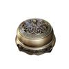 Brass Incense Burner for Sandalwood, Agarwood, and Coils - Perfect for Home, Tea Ceremony, and Indoor Use