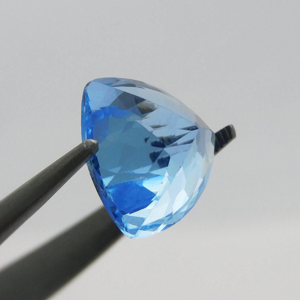 Natural Blue Sapphire Loose Gemstone Trillion Cut 5.30 Ct September Birthstone for Gem Collections