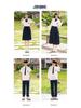 JK Style School Uniform: Pleated Skirt Set for Middle & High School Sports, Choir, Poetry Events