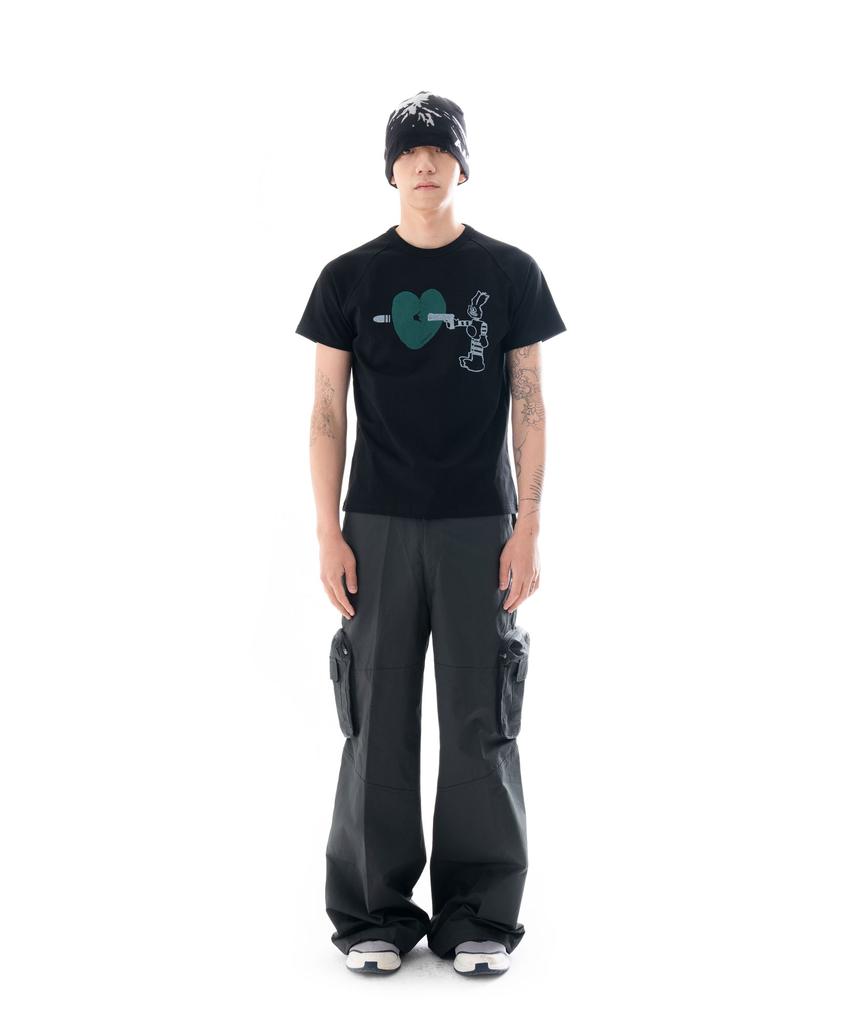 AAKAM Taped Cargo Pants (Dark Green)