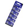 Pack of 10pcs/sheet LR721 Alkaline Button Batteries 1.5V Coin Cell Battery for Watches Calculators and Digital Cameras