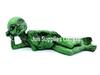 Alien UFO Outdoor Garden Gnome Statue Ornament