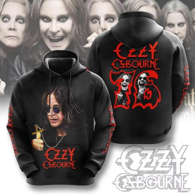 Men's Hoodie New Rock Ozzy Osbourne Band 3d Print Hoodies Men Women Fashion Street Hoodie Sweatshirt Women Coat Hip Hop Sudadera