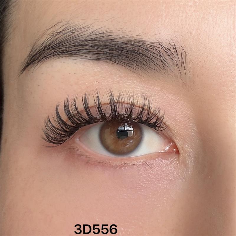New Magnetic False Eyelashes 13mm Faux Mink Reusable Cruelty-Free with Black Cotton Band and Multi-pair Eyelash Case