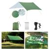 Portables Outdoor Tarps Suit Rainproofed Awnings Waterproofed Picnics Tarps for Camping Hiking