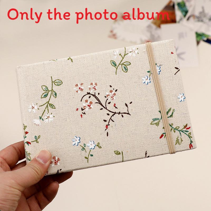 Classic Cloth Cover Photo Album With String Binding For Memories And Gift Use