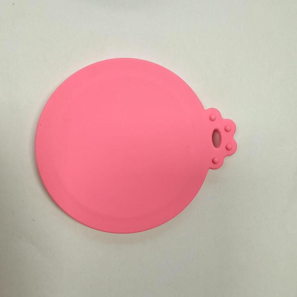 Available Silicone Pet Can Lid: Airtight, Food-Grade, Three-in-One; Custom Logo Option.