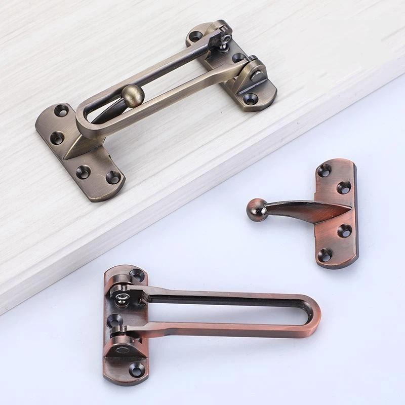 1Pcs Anti-Theft Buckle Door Buckle Door Bolt Door Lock Buckle Hasp Door Anti-Lock Buckle Household Thickening Mute Anti-Rust