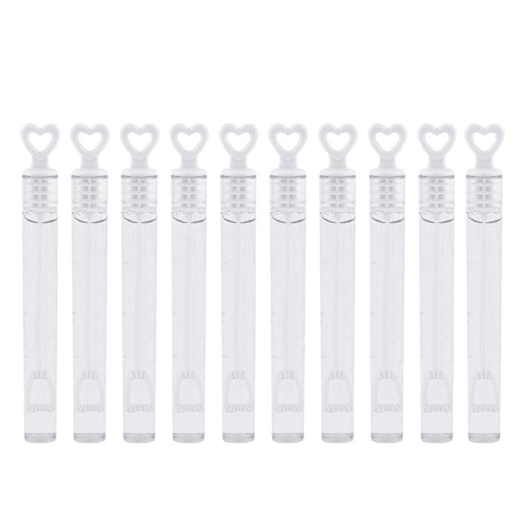 10pcs Heart-shaped Bubble Bottles Multifunctional Birthday New Year Party 1