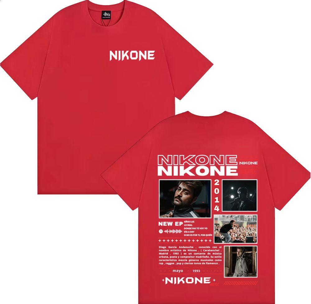 

Rapper Nikone Epk Album Tour Graphic T Shirts Men Women Fashion Vintage Summer T-shirt Short Sleeve Tops Oversized Loose T Shirt S