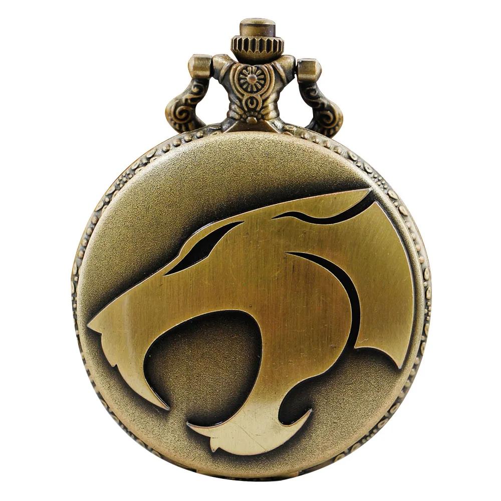 

10pcs/Lot Wholesale Hot Cool Style Wolf Figure Quartz Pocket Watch - Black Boy Necklace Pendant, Pocket Watch Gift Souvenir