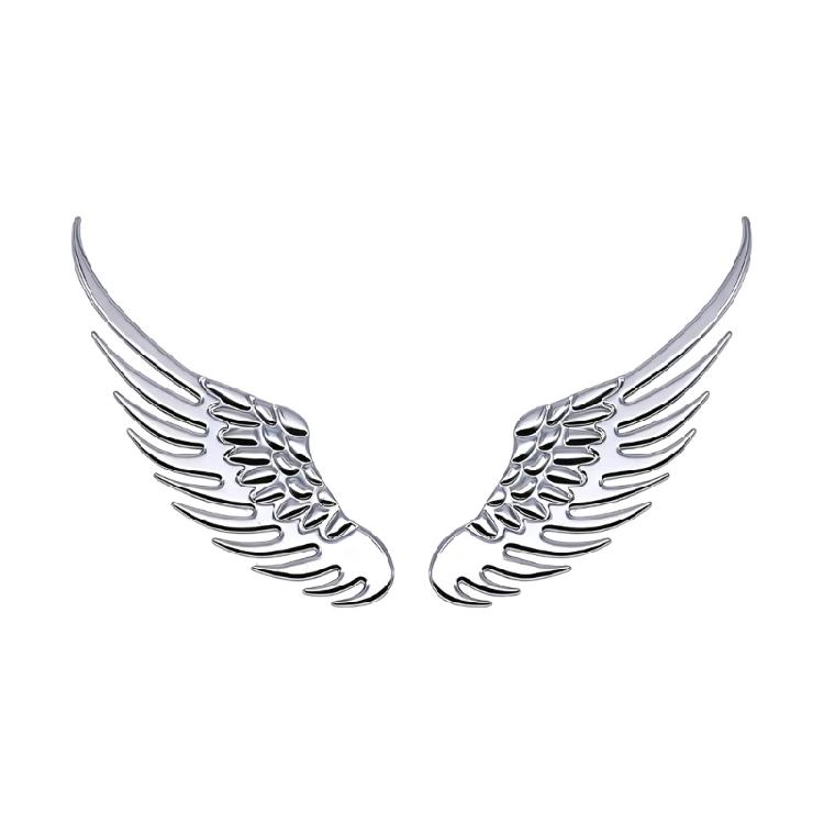

1 Pair Universal Metallic Vehicle Wing Guards Scratch Prevention Decorative Stickers for Cars Quick Application Design