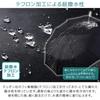 Large Folding 65cm Rib 115cm 10 Manual Teflon Black Umbrella, Length, Diameter, Ribs, Opening, Durable, Lightweight, Fiberglass, Water-Repellent,