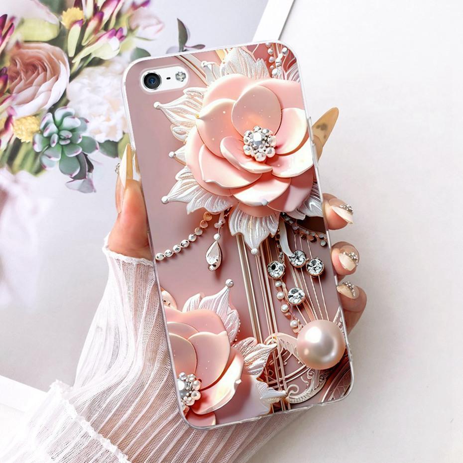 Cute Printing Phone Case For iPhone 5 5s SE (2016) 4 4s Soft Silicone TPU Cases For iPhone4 4s iPhone5 5s Covers Bumpers
