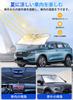 ODIPPO Foldable Car Front Umbrella with Flexible Center Pole and 10 Sturdy Rearview Mirror Storage Easy Light Heat UV Prevents Interior Perfect for