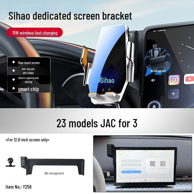 Sihao E10X Flower Fairy Wireless Charging Phone Holder & Car Navigation Mount 15.6 inch