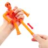 Versatile Telescopic Pull Tube Skeleton Halloween Decompression Toy Prank And Funny Skeleton Skeleton Color Random