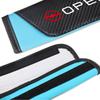 2Pc Car Seatbelt Shoulder Protector Cover Safety Belt Ornament Accessories For Opel OPC Astra J G K Insignia Corsa Car Valve Cap