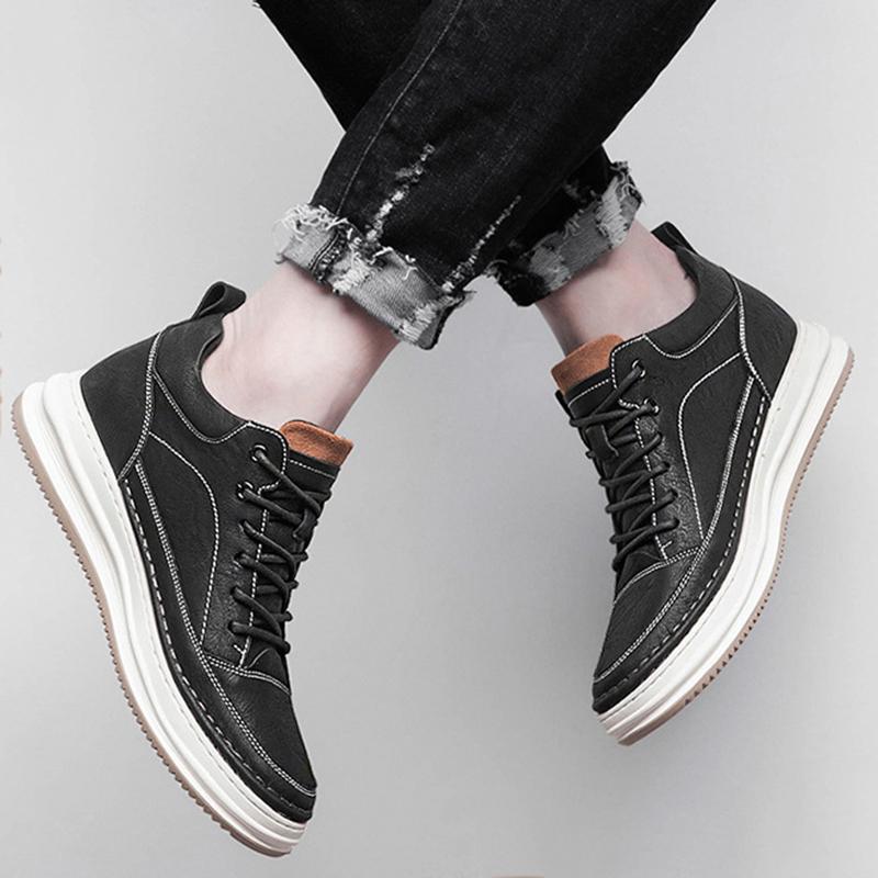Scarpe con Rialzo COZOK Per Uomo alla Moda 4/6/8CM Aumento Altezza Interna Invisibile Outdoor Corsa Scarpe Sportive Casual Taglia 37-44