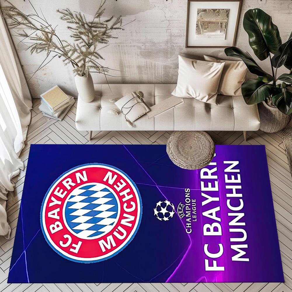 Fc Bayern Munich Uefa Champions Square Rugs Are a Great Choice for Living Rooms, Bedrooms, Home Décor, and As Gifts.