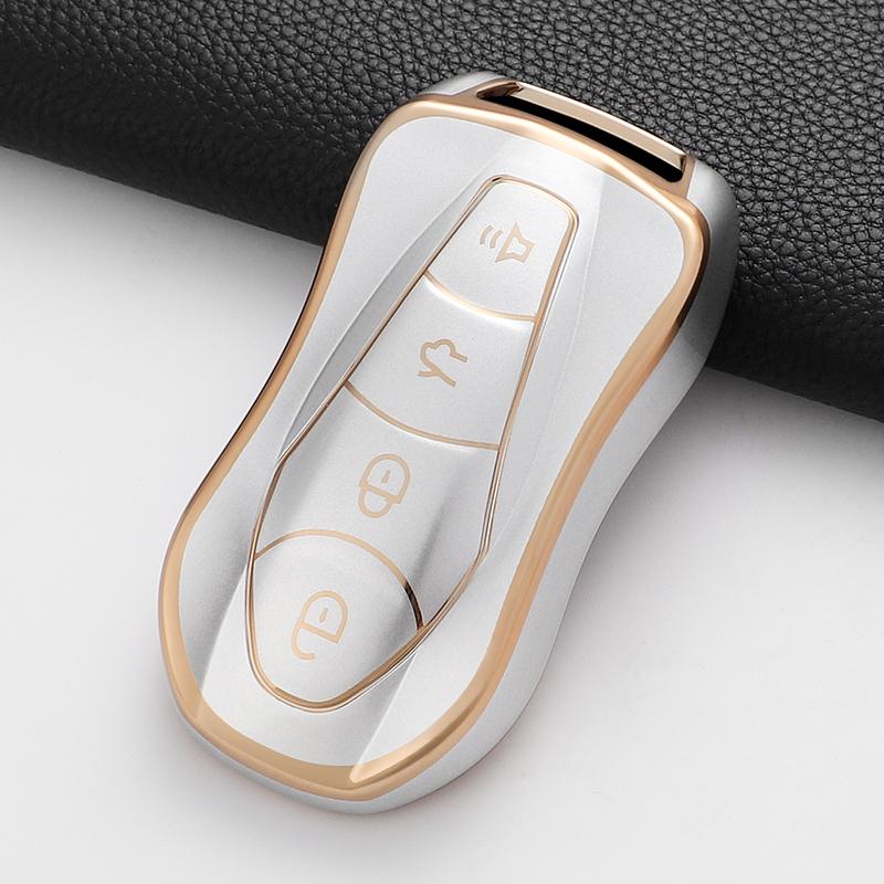 Soft Tpu Car Key Case Cover Shell Fob For Geely Azkarra Tugella Fy11 Atlas Pro New Emgrand Gs X6 Suv Ec7 Accessories
