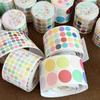 CaiCaiXuanXuan Multi-Color Washi Tape: Mini Polka Dot Die-Cut, Writable Adhesive for Journals