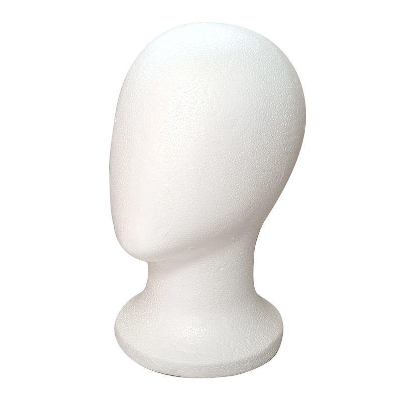 

Large Foam Faceless Mannequin Head for Cosplay Wig Styling and Hairdresser Practice