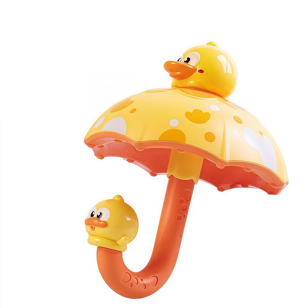 Water Kids Play Dinosaur Duck Umbrella Shower Children'S Water Spray Bath Toy Spinning Fun Parent-Child Interactive Bath Toys