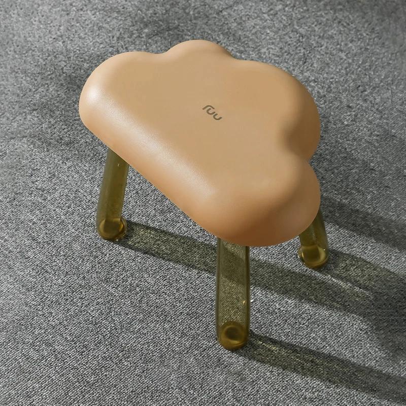 Bathroom Cloud Stool Plastic Transparent Toilet Non-slip Household Low Chair Step Foot Pad Step Bath Small Board