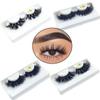 Craft Messy Fluffy Extension False Eyelashes Wispy Fluffy Eye Lashes 9D Faux Mink Eyelashes