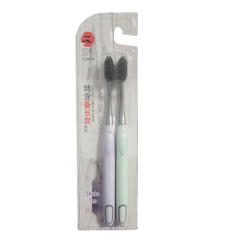 

Shuke Charcoal Silk Soft Bristle Toothbrush (2-Pack)