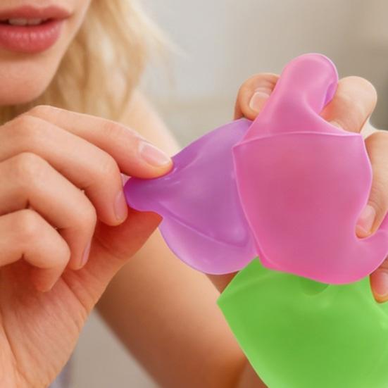1/4Pcs TPR Stress Ball Slow Rising Matte Squeeze Ball Toy Hand Exercise Relaxation Sugar Ball Decompression Sensory Fidget Toy