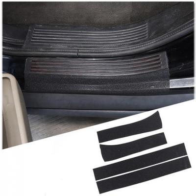 Carbon Fiber Door Sill Scuff Guard Plate Panel Trim Sticker For Hummer H2 03-07