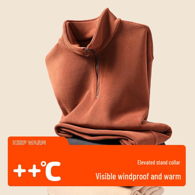 Warrior Men's Stand-Collar Fleece Pullover