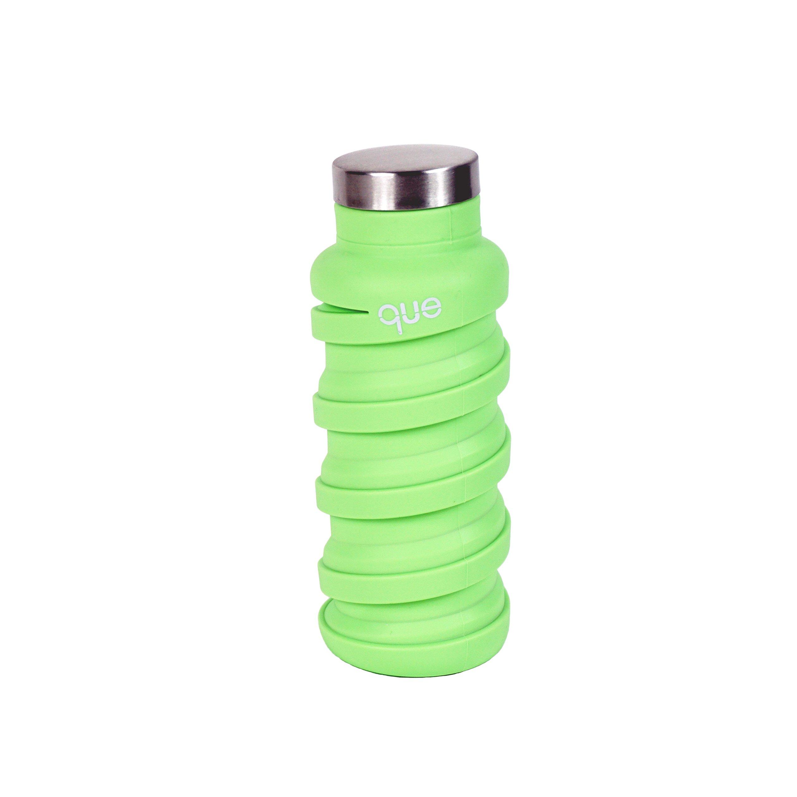 

que Stretchable Bottle, Stylish, Cute, and Eco-Friendly Drink Bottle, Official Japanese Product (Small (355ml), Green)