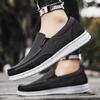 2024 New Spring Summer Light Canvas Shoes Men Breathable Men Shoes Loafers Soft Comfortable Outdoor Flat Lazy Shoes for Male