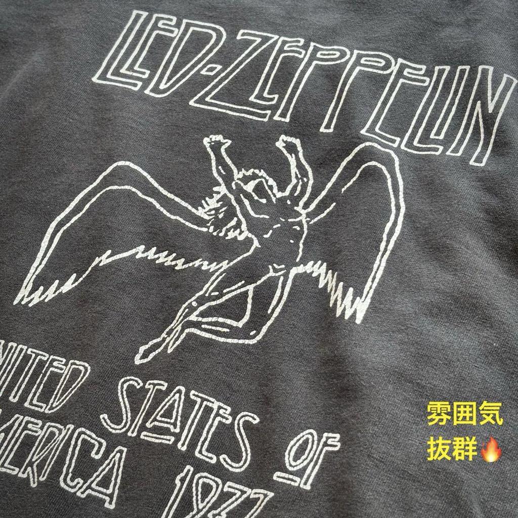 [USED] LED ZEPPELIN Led Zeppelin Band HANES T-shirt Good Color