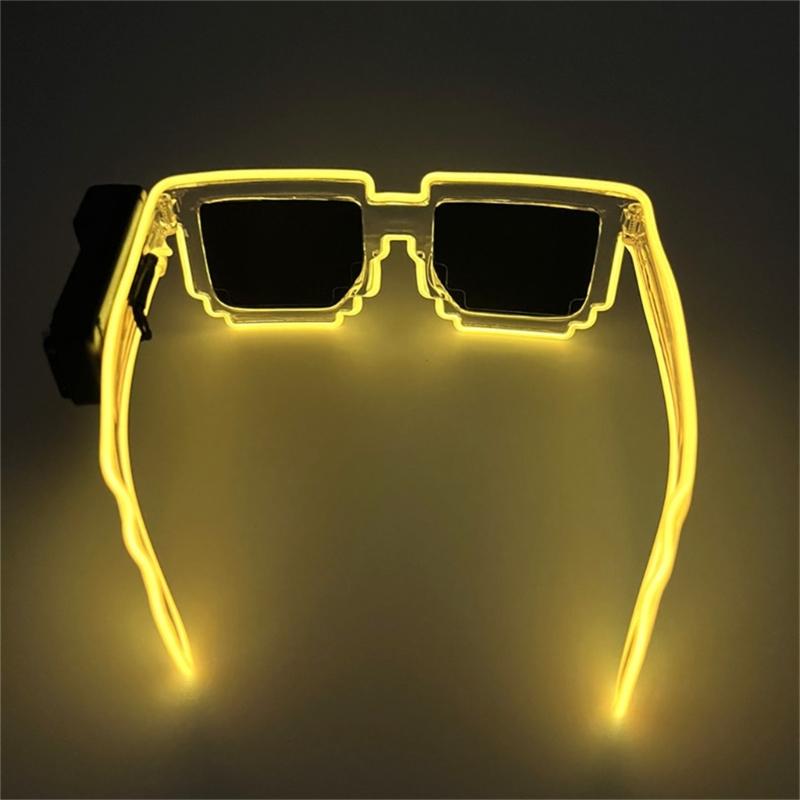 LED Light Up Sunglasses With Fashion Frame and Lens For Night Parties And Festival Event Gathering Dressingup Eyewears