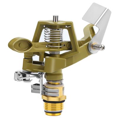 Brass Impact Sprinkler, Heavy Duty Sprinkler Head With Nozzles,