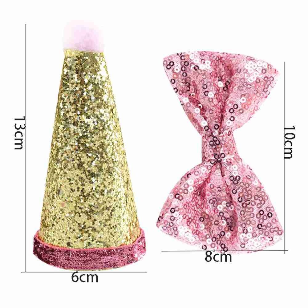 Fashion Party Supplies Birthday Cat Accessories Puppies Party Bow Pet Headband Pet Cap Dog Hat