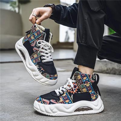 2025 Neue Klassische High-Top Herrenschuhe Dicksohlige Höhenvergrößernde Freizeitschuhe für Jugendliche Bequeme Weichsohlige Sportschuhe