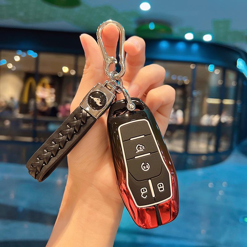 High-End Cobra Metal Key Case for 15-17 Ford Mustang