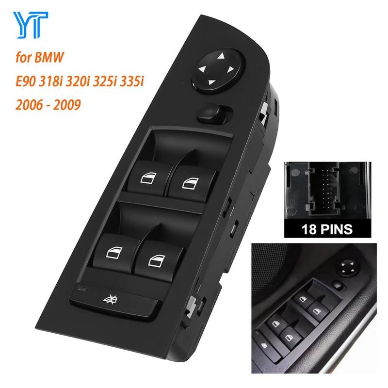 Electric Power Window Control Switch for BMW 3 Series E90 318i 320i 325i 335i 2006 2007 2008 2009 Front Left Glass Lifter Button