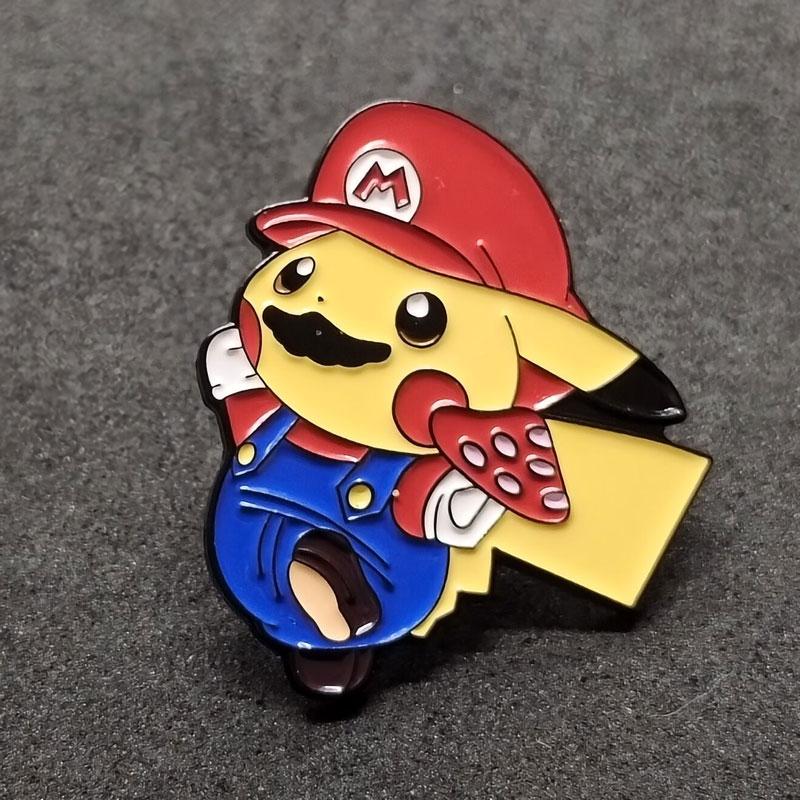 Pikachu Enamel Pin Lapel Pins for Backpacks Brooches Iron Badges Fashion Brooch for Clothes Jewelry Gifts