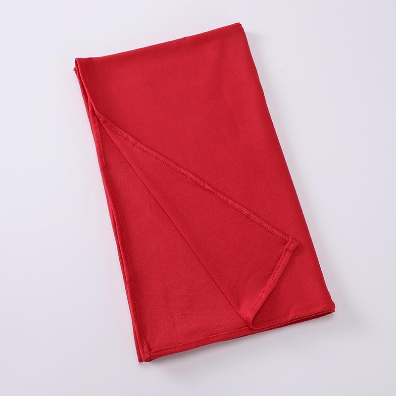 Jersey Scarf Stretchy Hijab Plain Head Scarves  Women Cotton Headwrap Shawl